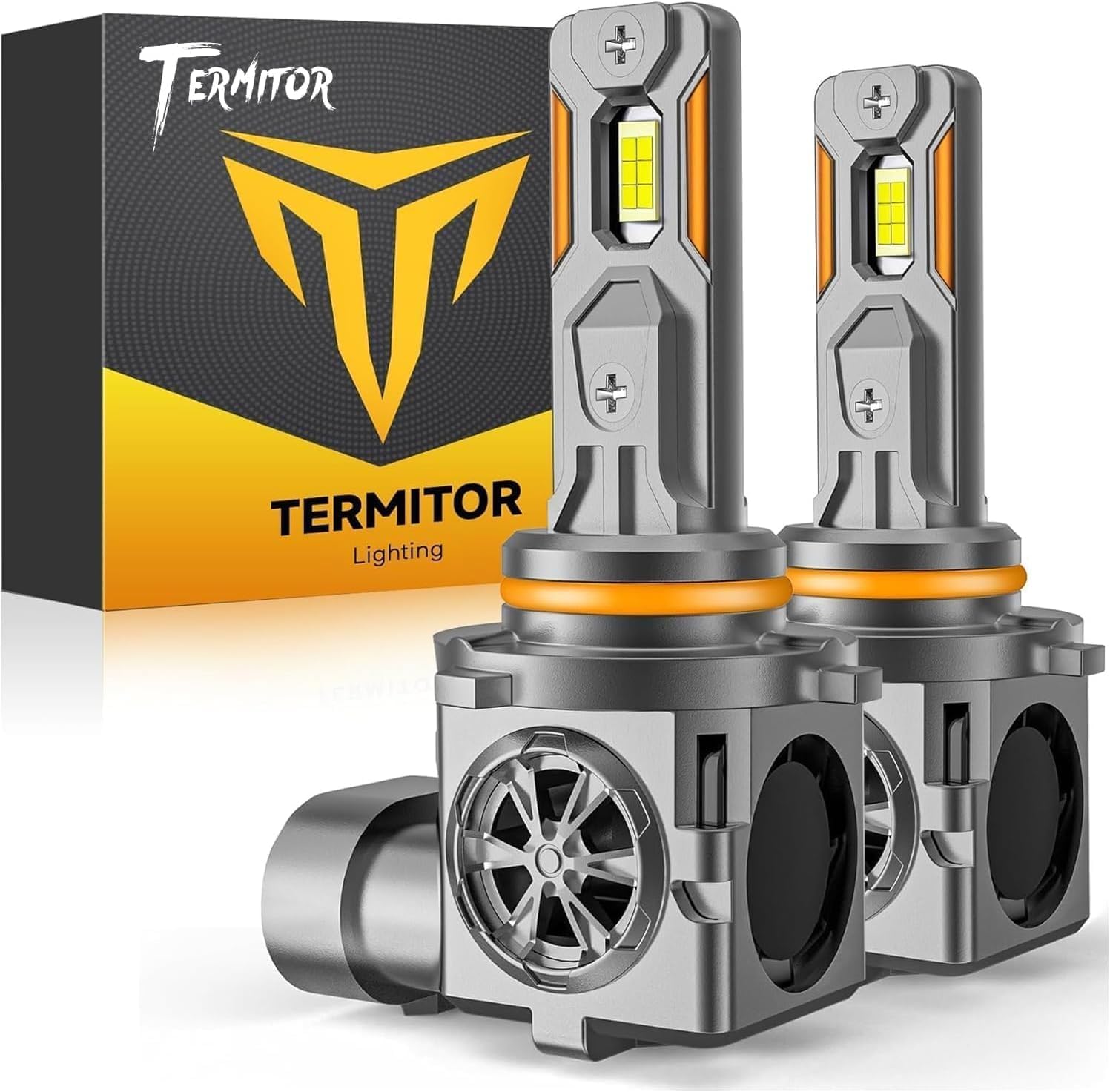 FAHREN Termitor 9005/HB3 LED Headlight Bulbs, 80000LM 6500K