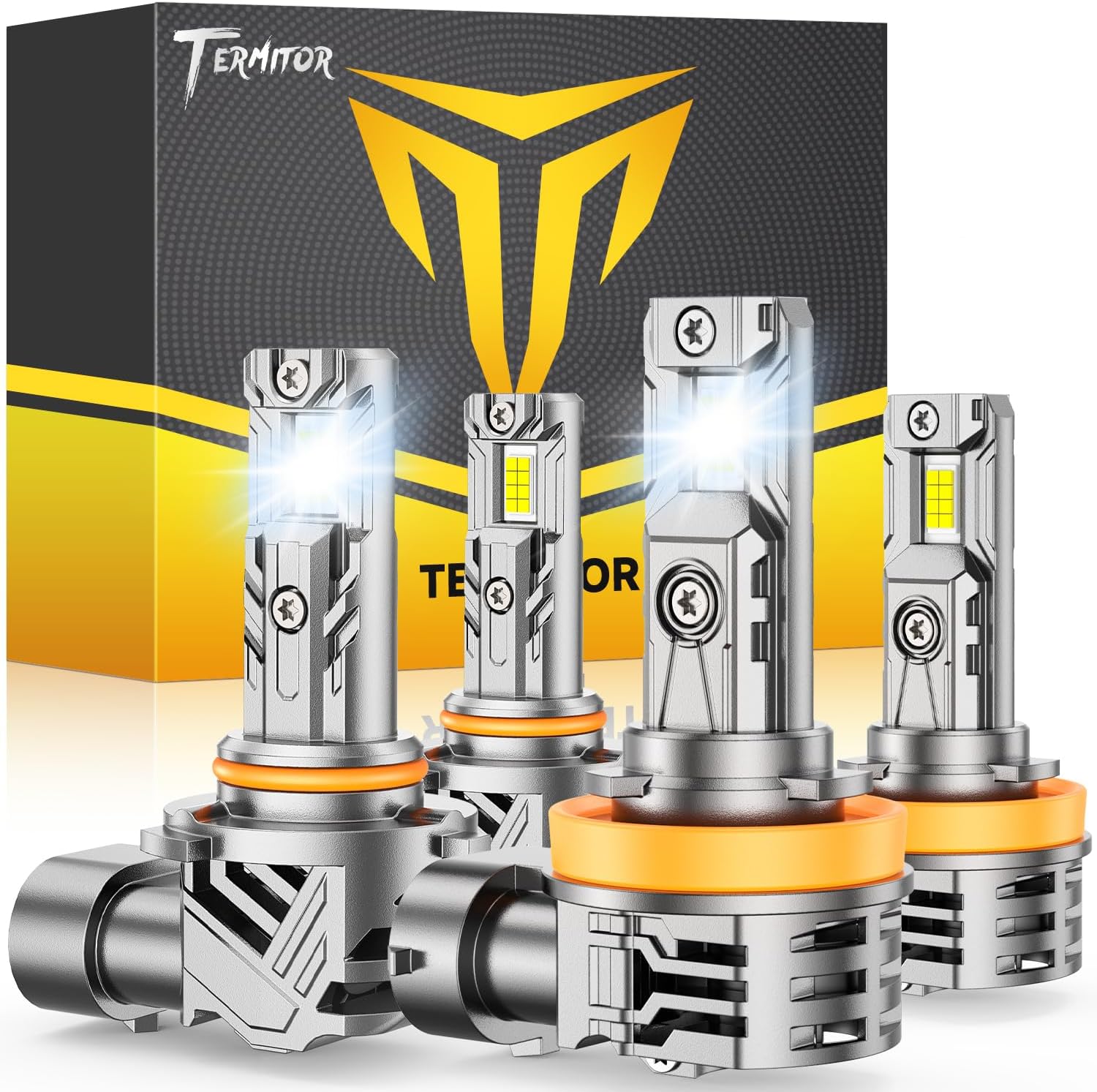 FAHREN TERMITOR H11/9005 LED Headlight Bulbs Combo 100,000LM