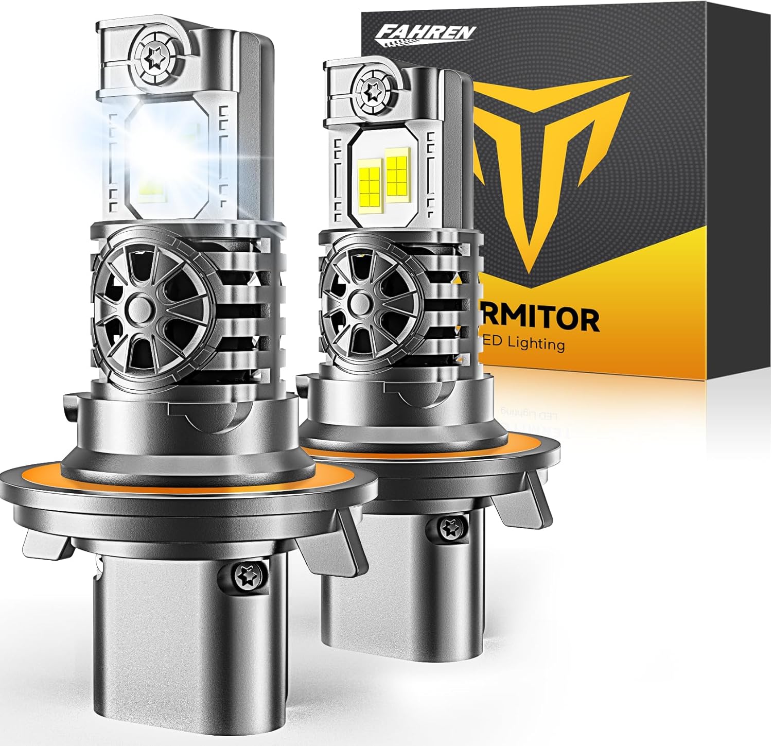 FAHREN Termitor H13 LED Headlight Bulbs 50,000LM 6500K
