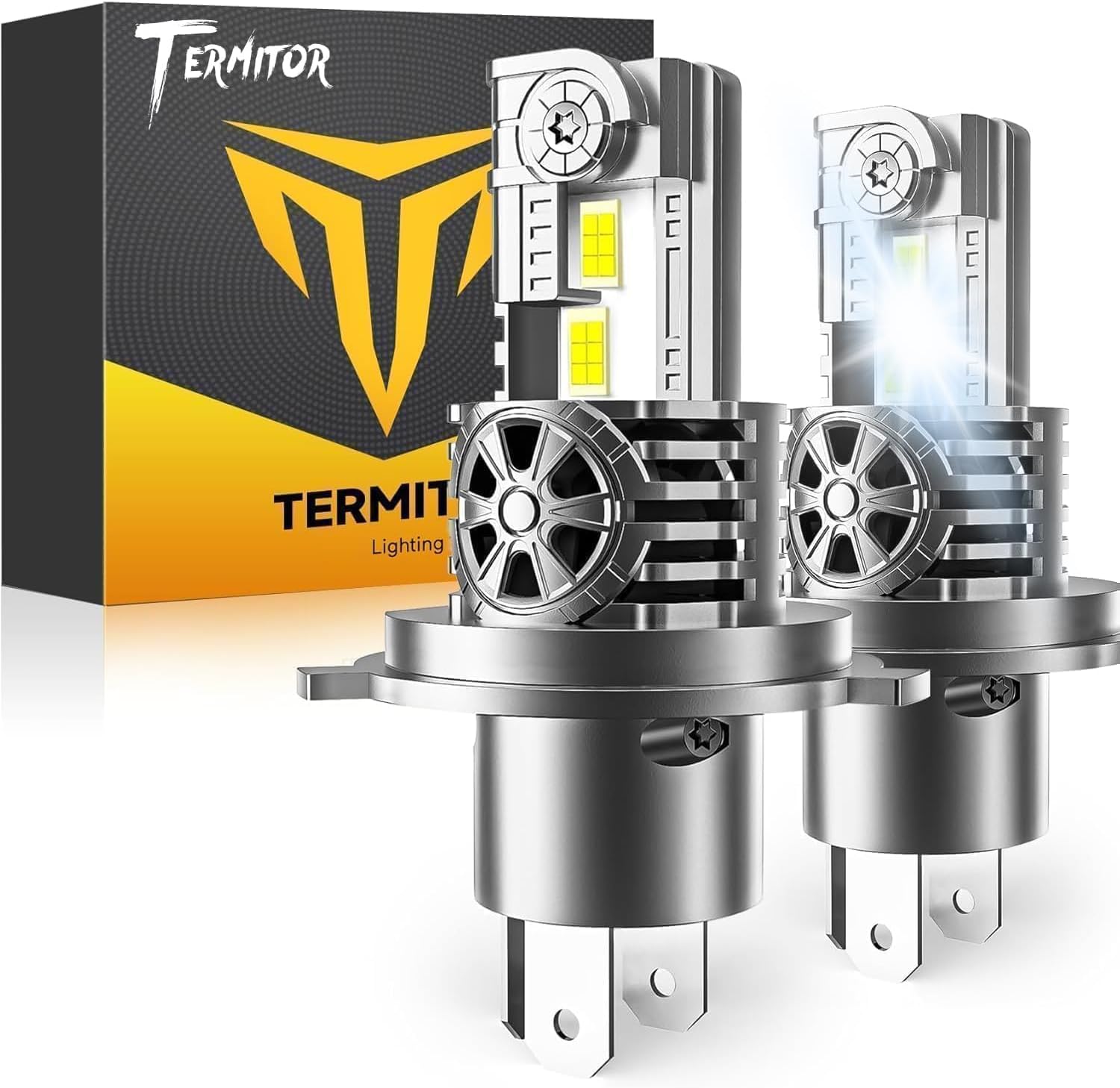 FAHREN Termitor H4/9003 LED Headlight Bulbs 50000LM 6500K